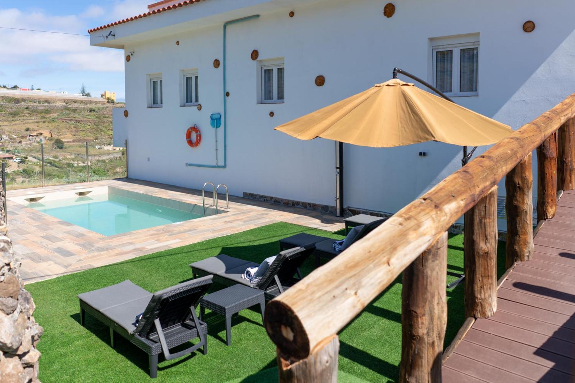 DejaBlue. Villa rural junto al mar y la montaña Santa María de Guía de Gran Canaria Exterior foto
